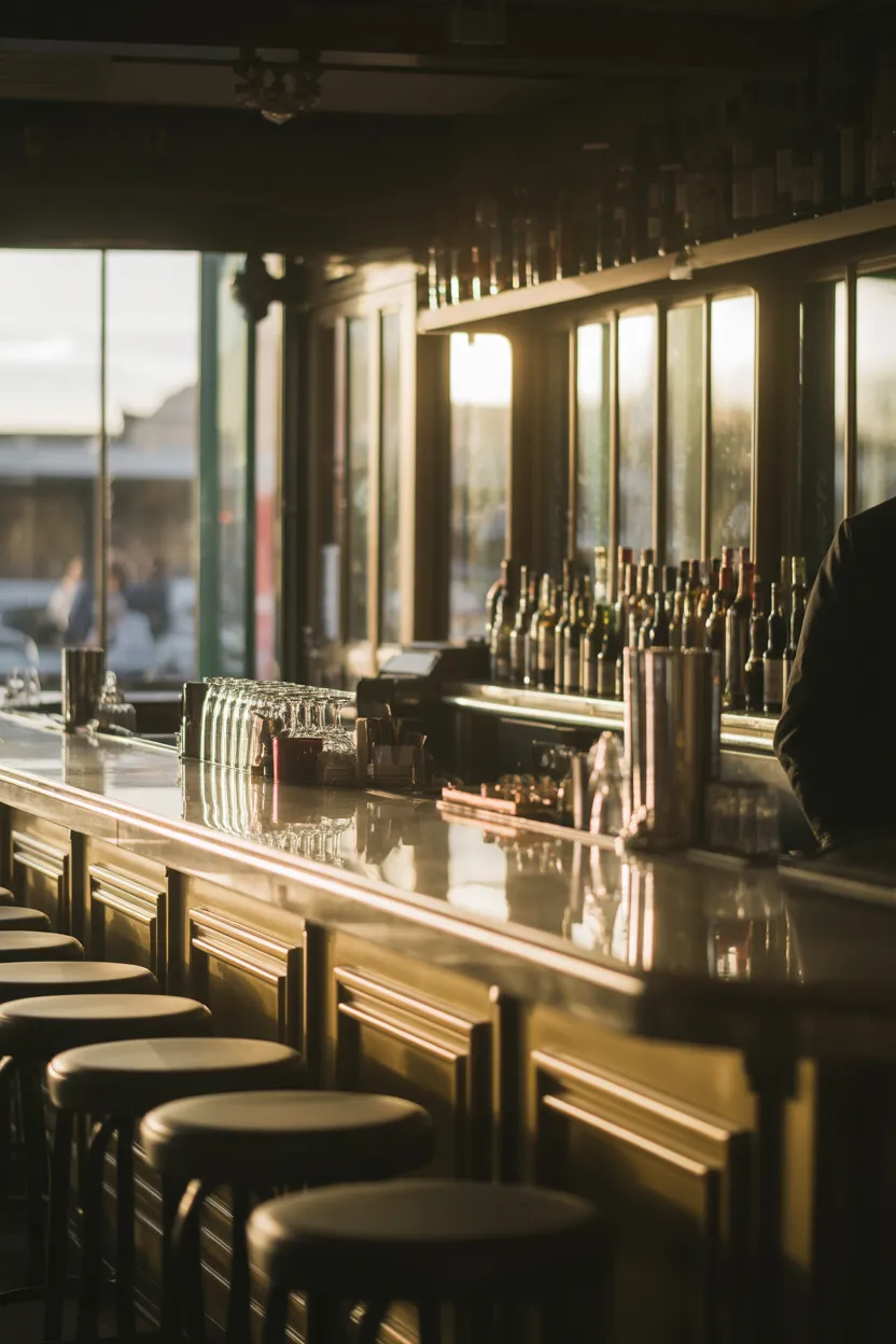 Espace bar du restaurant Test